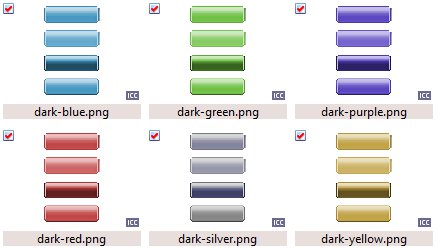 Dark buttons